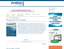 Tablet Screenshot of pharmcareesp.com